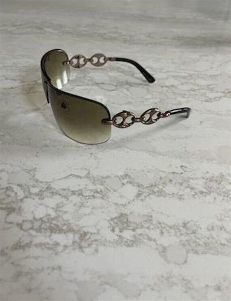 GUCCI Semi Rimless Gradient Marina Chain Sunglasses